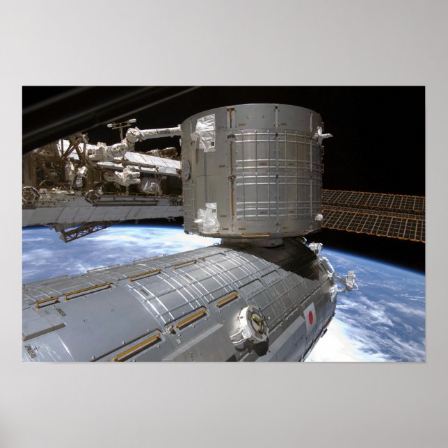 Das Kibo-japanische Druckmodul 2 Poster (Vorne)