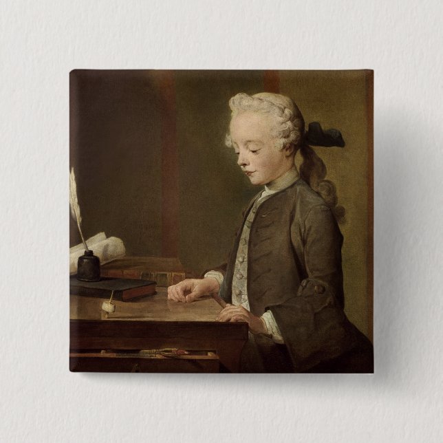 Das Kind mit einem Teetotum Button (Vorderseite)