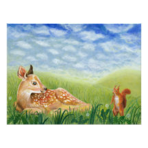 Das Kinderzimmer der Gras Illustration