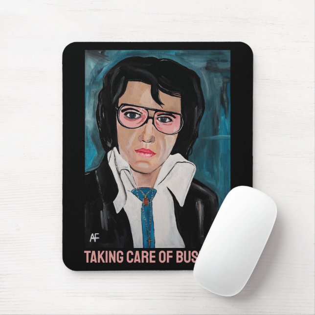 Das King-Gemälde von Alfred Fox Mousepad (Mit Mouse)