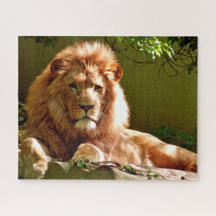 Das King Lion Portrait, das Jigsaw Puzzle