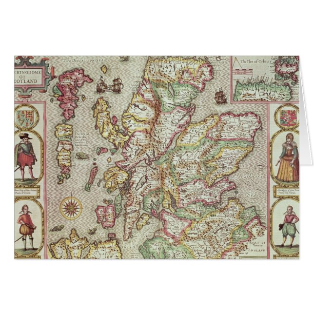 Das Kingdome von Schottland, graviert durch (Vorderseite (Horizontal))