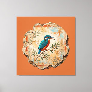 Das Kingfisher-Fragment: Pompeiis azurblauer Bote Leinwanddruck