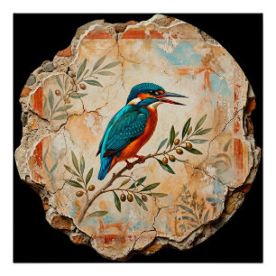 Das Kingfisher-Fragment: Pompeiis azurblauer Bote Poster