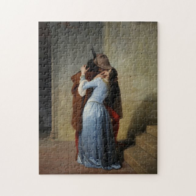 Das Kiss/Il-Bacio-Kunstpuzzle (Vertikal)