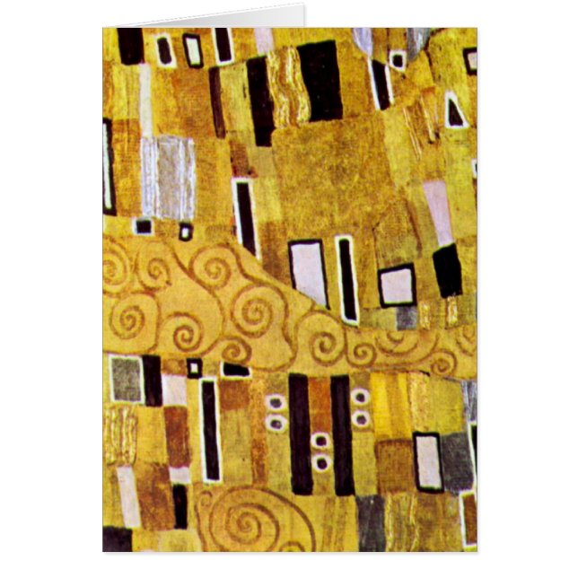 Das Kiss-Muster von Gustav Klimt, Art Nouveau (Vorne)