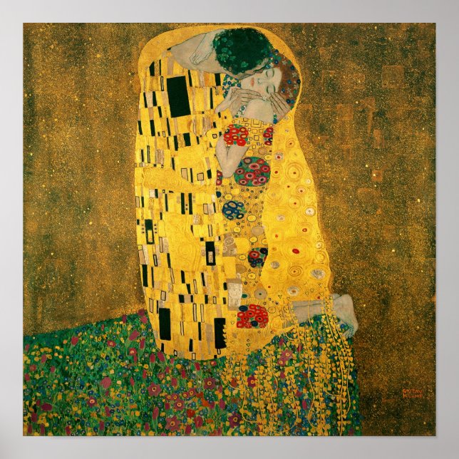 Das Kiss-Poster (Klimt) Poster (Vorne)