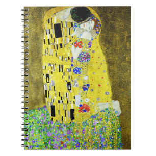 Das Kissbild von Gustav Klimt Notizblock