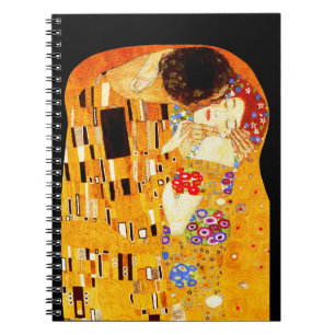 Das Kissbild von Gustav Klimt Notizblock