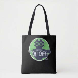 Das klassische Logo-Design des Alaska Cat Cafe Tasche