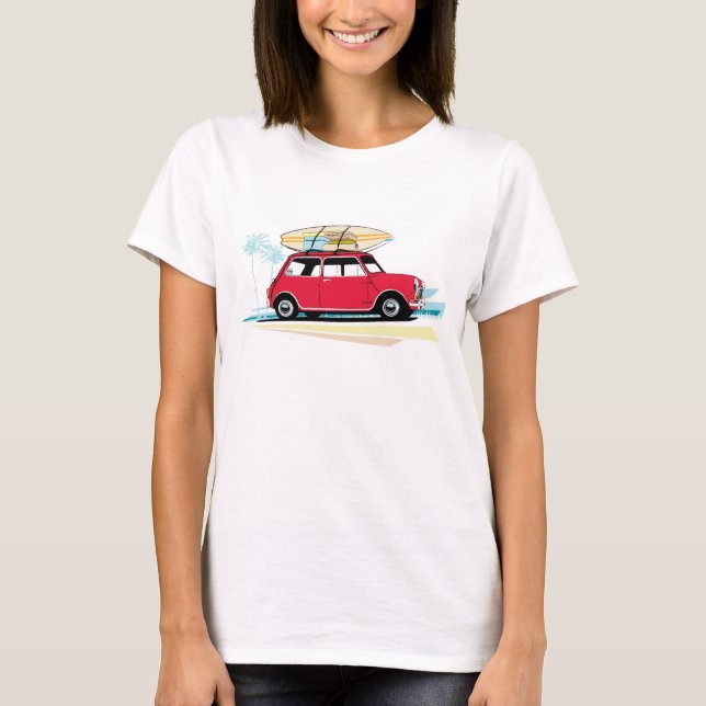 Das klassische Minit-shirt der Frauen T-Shirt (Vorderseite)