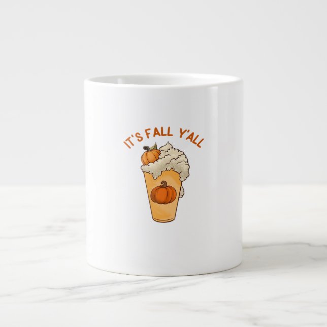Das klassische Retro ist Herbst 2010 Jumbo-Tasse (Vorderseite)