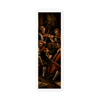 Das klassische Streichquartett - Vintage-Ölgemälde