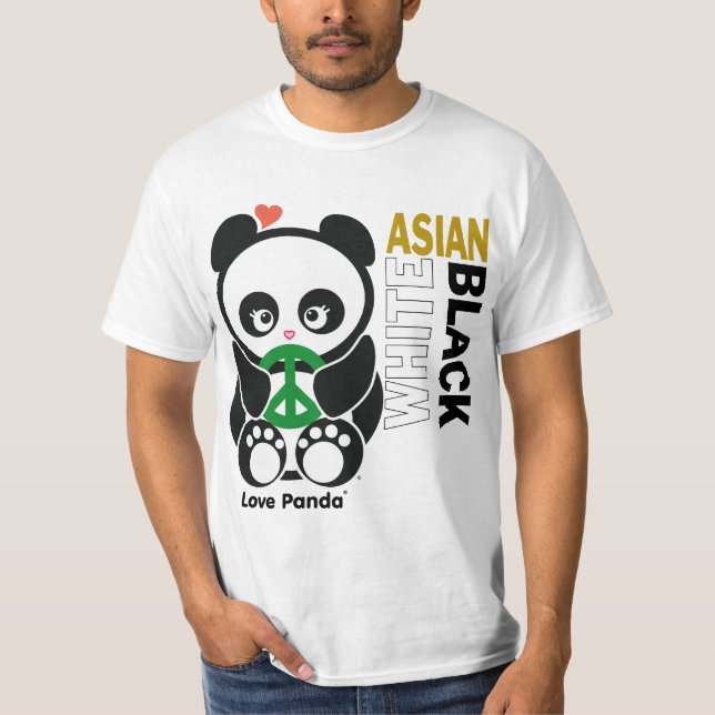 Das Kleid der Liebe Panda® Wert-Männer T-Shirt (Vorderseite)