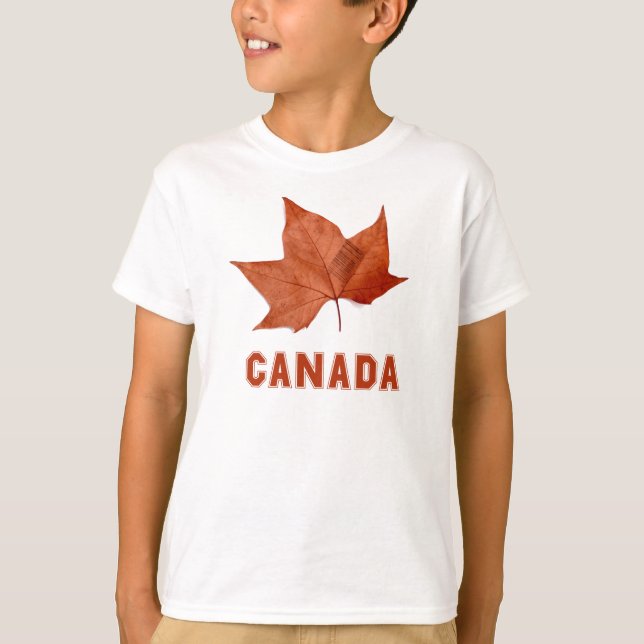 Das Kleid des Kanada-Ahornblatt-Kindes T-Shirt (Vorderseite)