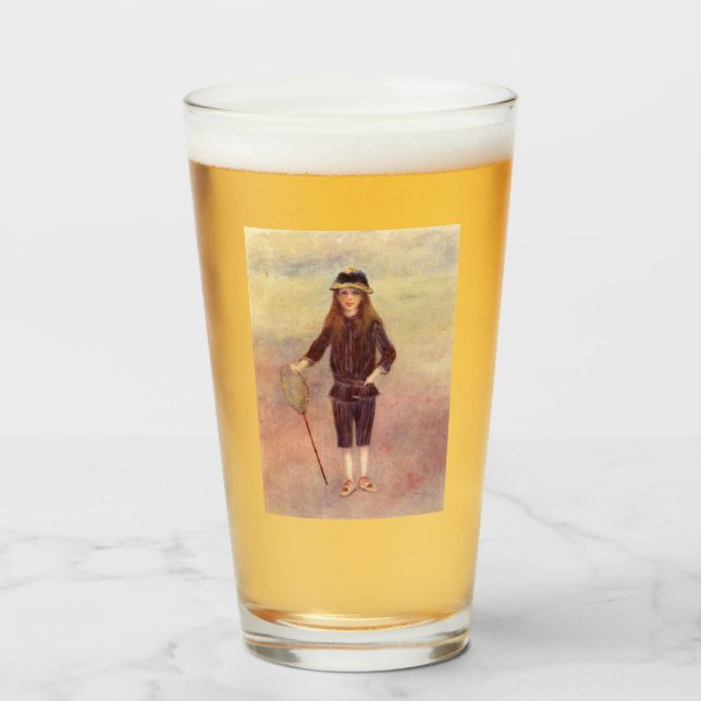 Das kleine Fischermädchen (von Pierre-August Renoi Glas (Vorne (Gefüllt))