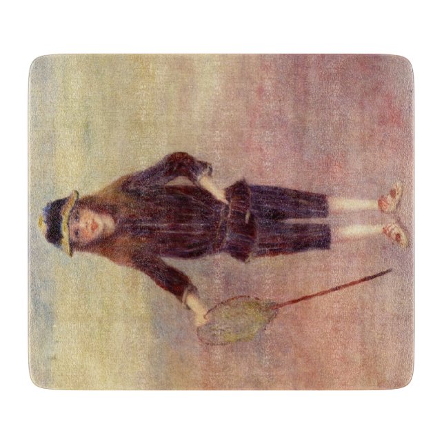 Das kleine Fischermädchen (von Pierre-August Renoi Schneidebrett (Vorderseite)
