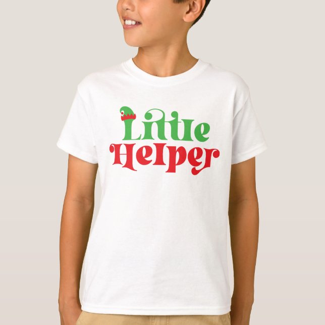 Das kleine Helferelf-Shirt des Weihnachtsmanns, ei T-Shirt (Vorderseite)