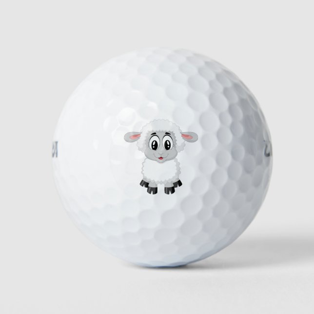 Das kleine Lamm Golfball (Vorderseite)