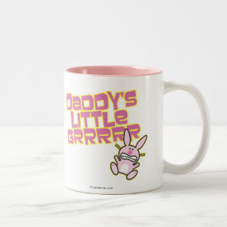 Das kleine Mädchen des Vatis Zweifarbige Tasse