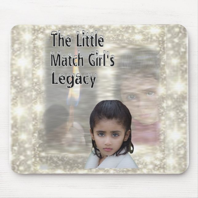 Das kleine Match Girls Vermächtnis deckt Kunst ab Mousepad (Vorne)
