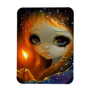 "Das kleine Match-Mädchen-" Flexmagnet Magnet