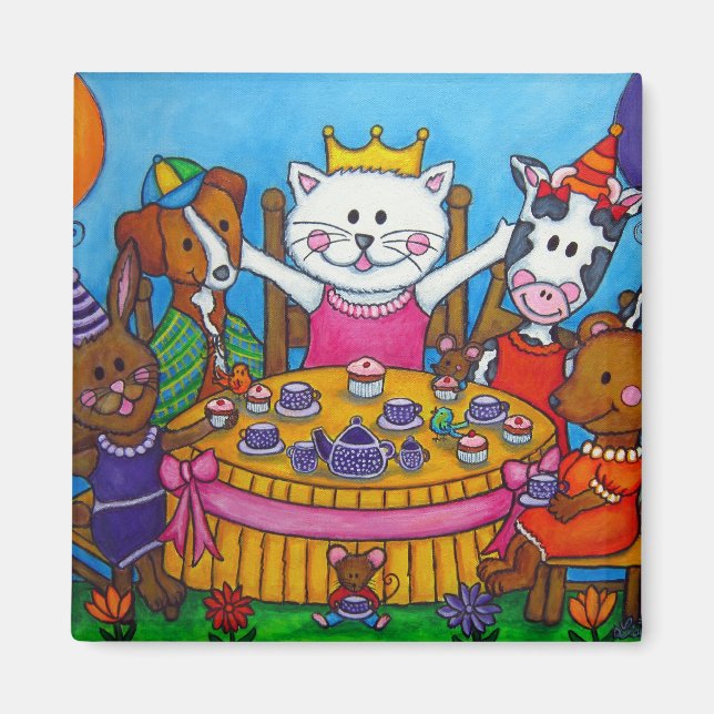 Das kleine Tea-Party-Magnet Magnet (Vorne)