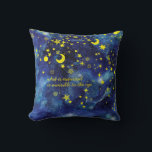 Das kleine Zitat des Prinzen und das Sternenkissen Kissen<br><div class="desc">Das kleine Zitat des Prinzen und das Sternenkissen</div>