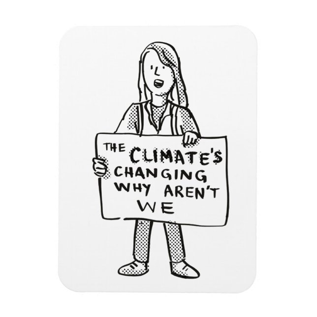 Das Klima verändert sich, warum wir nicht sind Magnet (Vertikal)