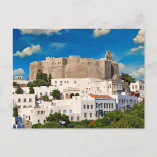 Das Kloster des heiligen Johannes auf Patmos, Grie Postkarte