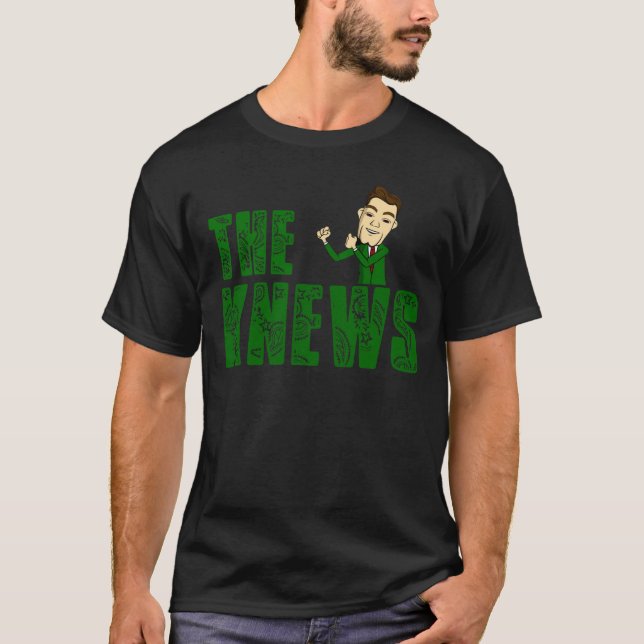 "Das Knews" T - Shirt ~DonGrimm Edition~ Schwarzes (Vorderseite)