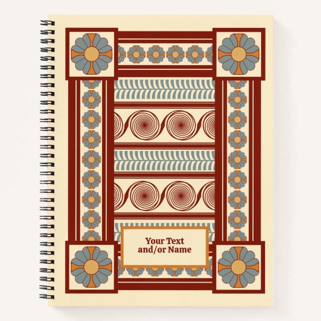 Das Knossos-Skript-Notebook Notizbuch (Vorderseite)