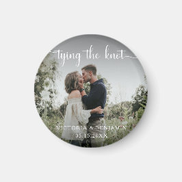 Das Knot-Foto-Overlay - Modernes Minimales Skript Magnet