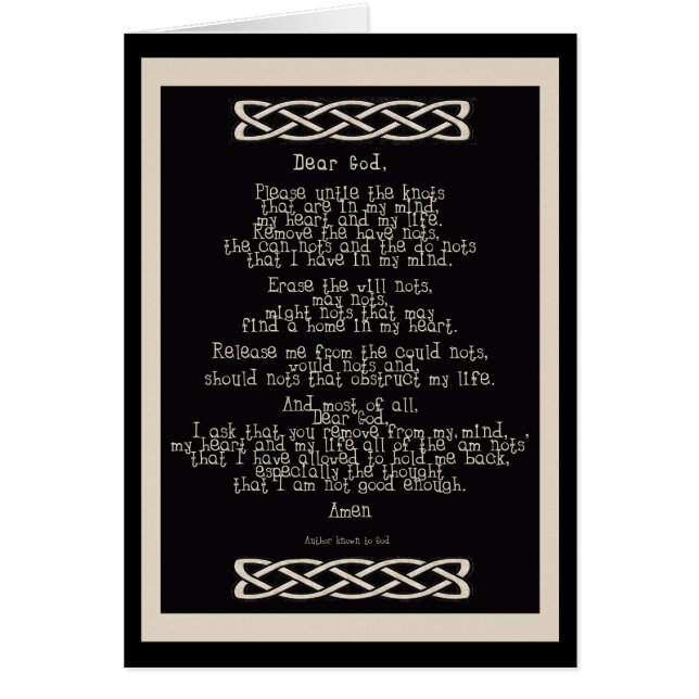 Das Knoten-Gebet (Vorne)