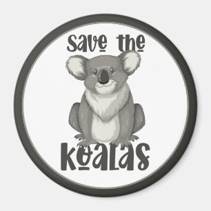 Das Koalas-Magnet gerettet Magnet