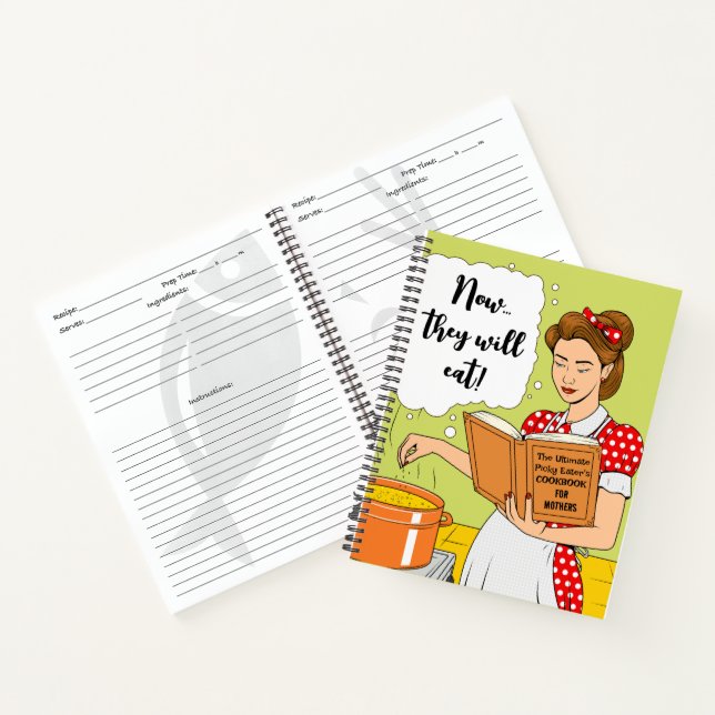 Das Kochbuch des Ultimate Picky Eater für Mütter Notizbuch (Innenseite)