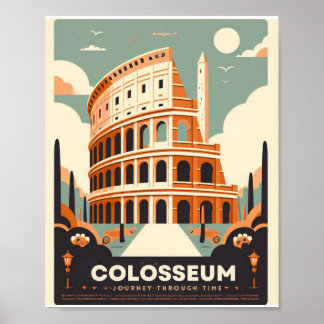 Das Kolosseum: Das majestätische Symbol des antike Poster