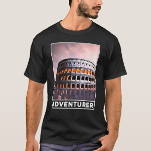 Das Kolosseum Rom Italien Adventurer T-Shirt