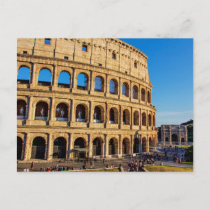 Das Kolosseum und der Konstantinsbogen, Rom, Itali Postkarte