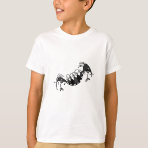 Das komische Monsterreptil zeichne T-Shirt