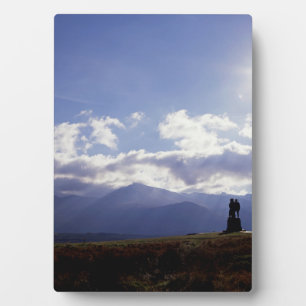 Das Kommando Monument Schottland Fotoplatte