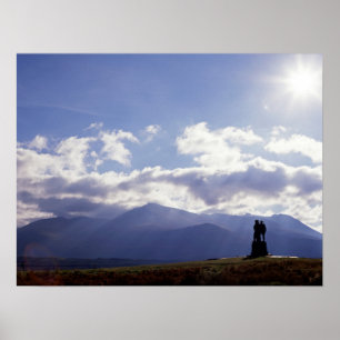 Das Kommando Monument Schottland Poster