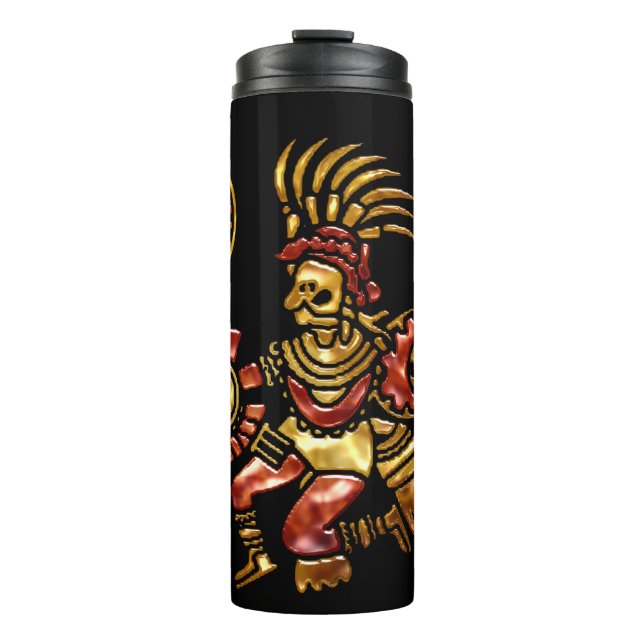 DAS KOMMENDE Aztec-Native Thermosbecher (Vorderseite)