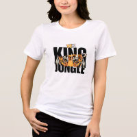 Das König Löwe & Katze Design T-Shirt