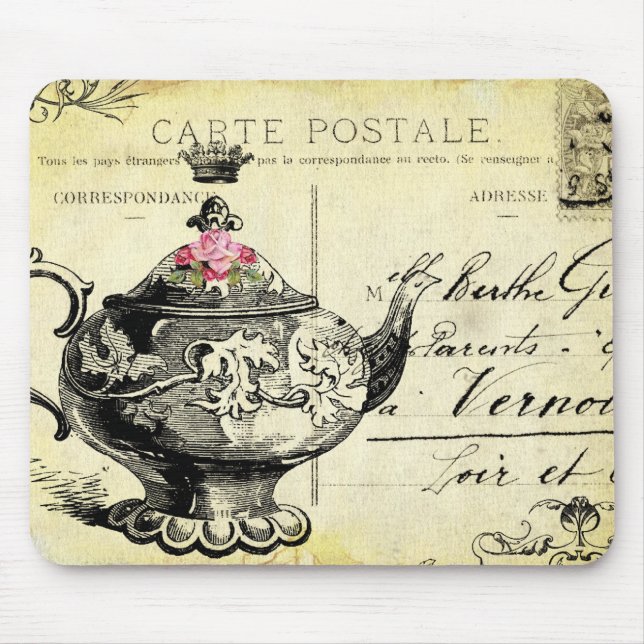 das Königin-Tee-Party Mousepad (Vorne)