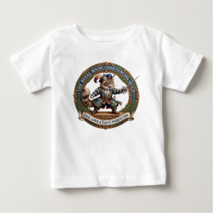DAS KÖNIGLICHE MAINE COON FECHTGILDE BABY T-SHIRT