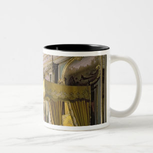 Das königliche Schlafzimmer im Hall von Don Zweifarbige Tasse