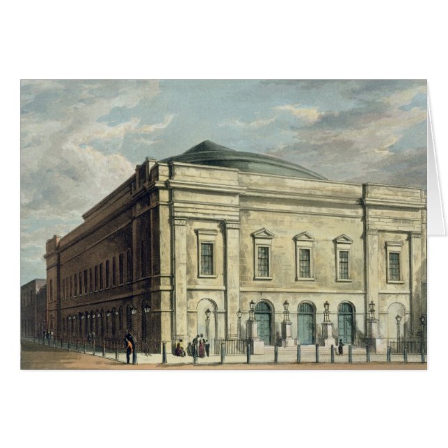 Das königliche Theater, Drury Weg, in London, (Vorderseite (Horizontal))