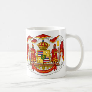Das königliche Wappen des Königreiches von Hawai Kaffeetasse