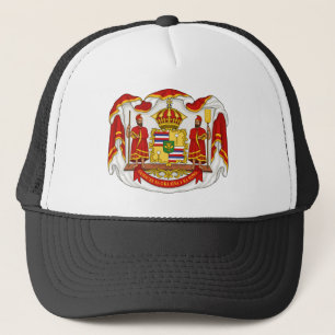 Das königliche Wappen des Königreiches von Hawai Truckerkappe